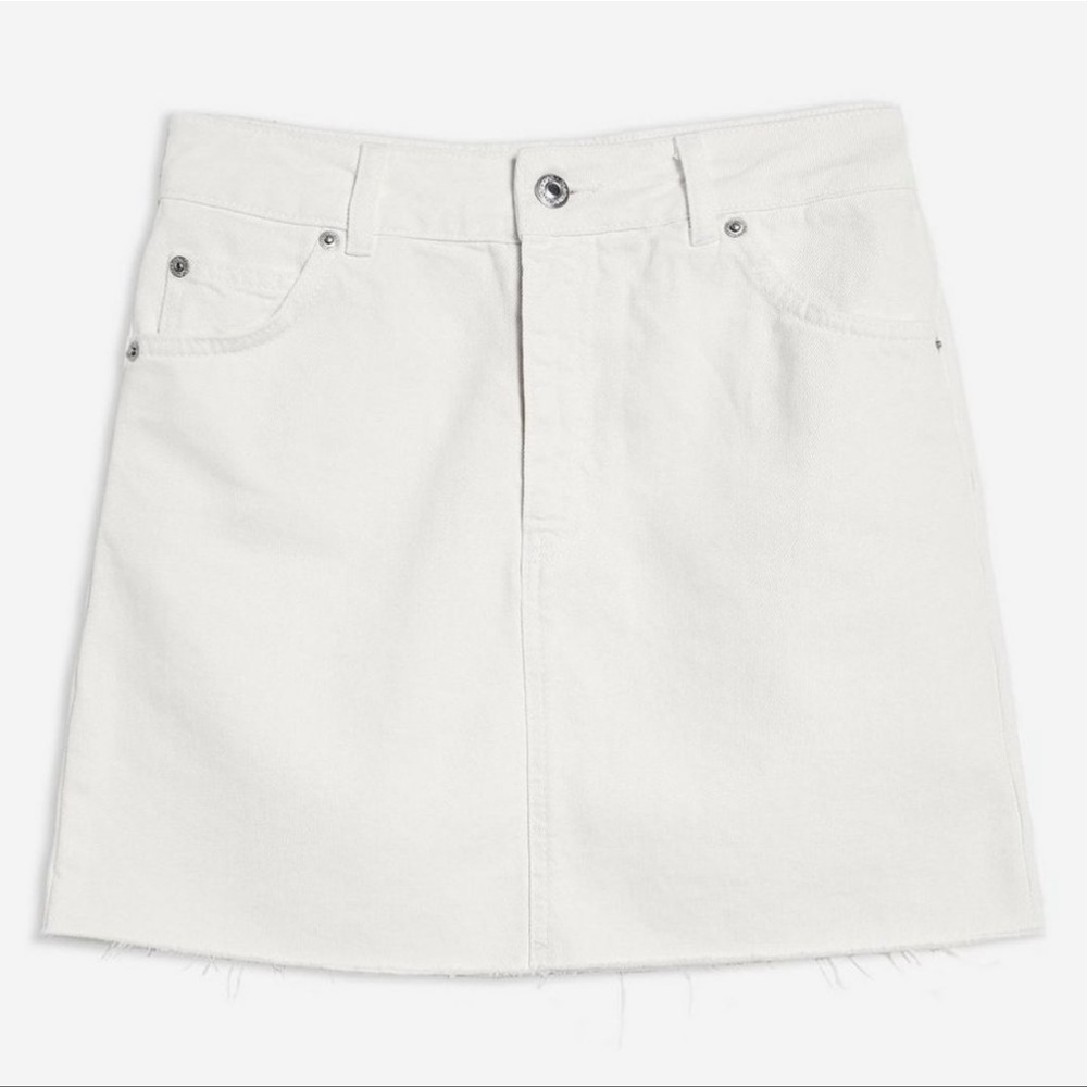 Topshop denim skirt